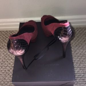 Brand new Brian Atwood peep toe pumps